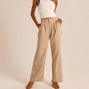 Tailored Wide Leg Pants